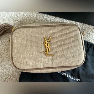 YSL Mini Lou Linen Bag